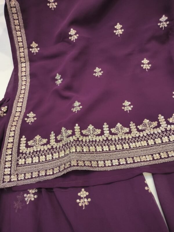 Purple Palazzo Suit