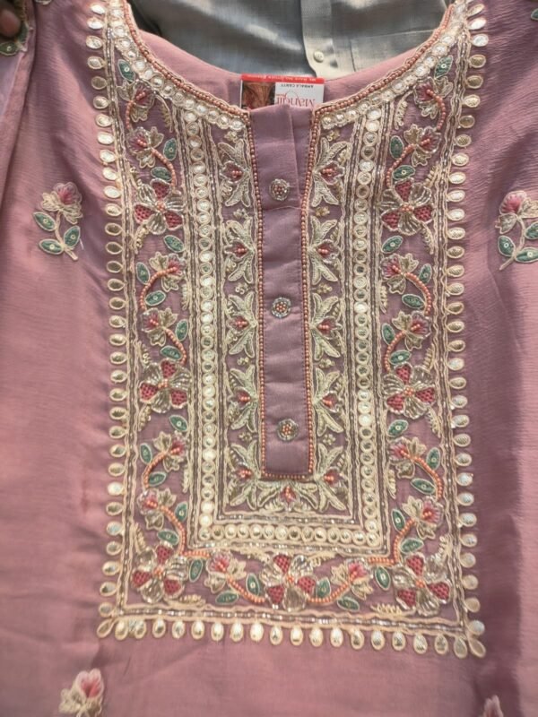 Heavy Embroidered Pink Lehenga