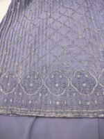 Blue Georgette Sharara Suit