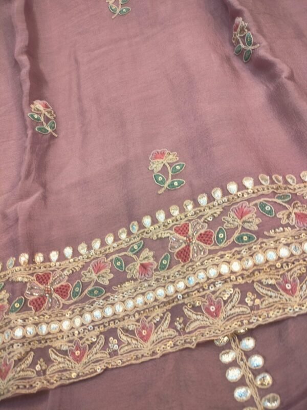 Heavy Embroidered Pink Lehenga