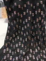 Black Cut Sleeve Sharara Suit