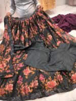Designer Black Lehenga Choli