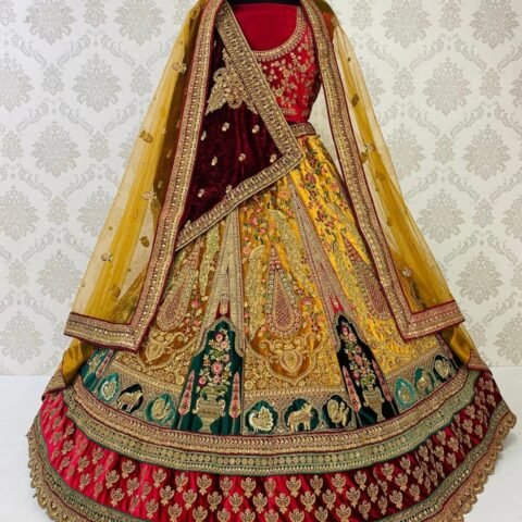 Heavy bridal lehngas
