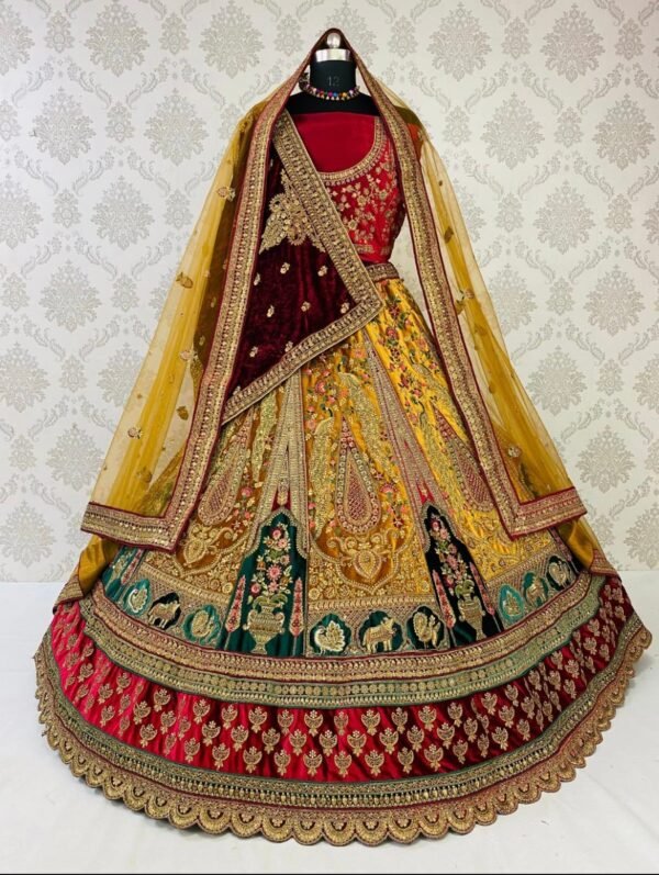 Heavy bridal lehngas