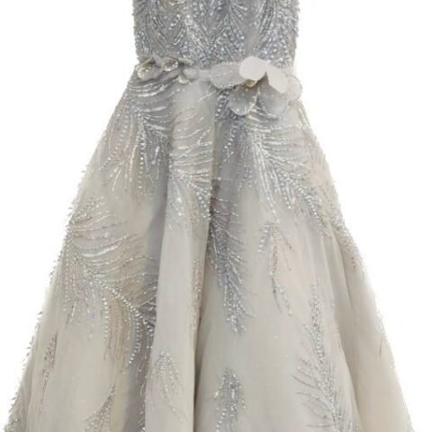 White one piece gown